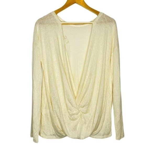 1.4.3. Story by Line Up Tops - 1.4.3. Story By Line Up Open Back Draped Top Cream